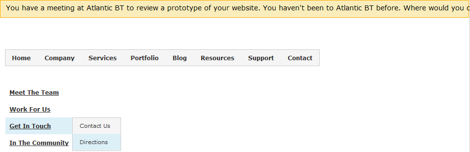 An example of a task on PlainFrame