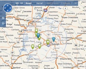 Bing Maps embedded on a client's website Bing Maps embedded on a client's website