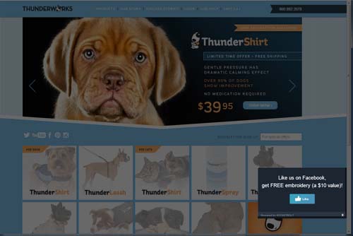 RocketBolt Popunder for Thundershirt