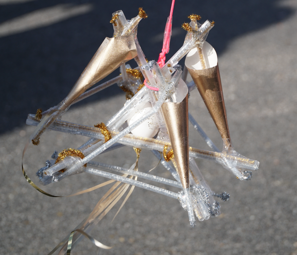 Close up of vehicle for glitter entry