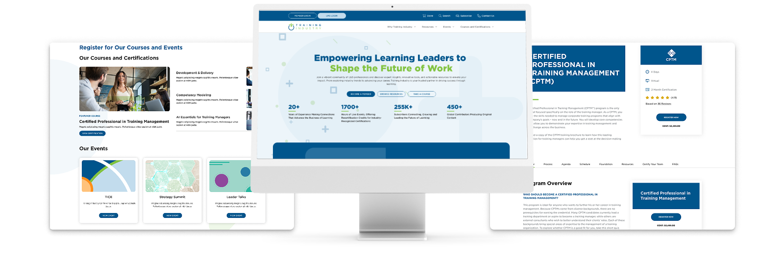 Overview of work for Training Industry