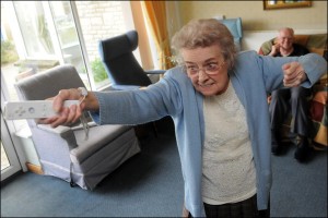 Even the elderly could not resist the Nintendo Wii (source: BBC)