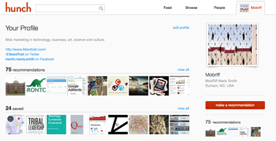 hunc_mobriff Hunch.com do more with less content curation tool