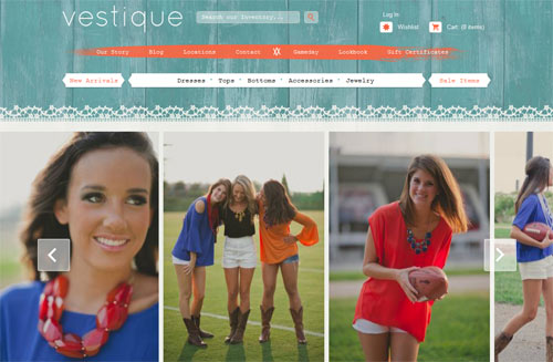 vestique_homepage Vestique By Atlantic BT Homepage example Marty's Favorite Ecommerce link