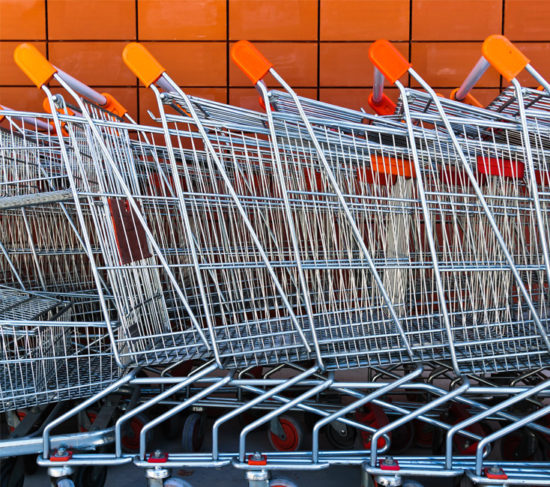 Stacked carts