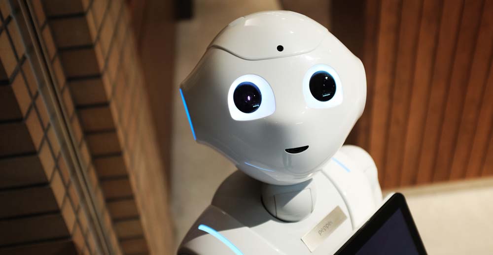 A dystopian robot asking if you want to do more eCommerce.