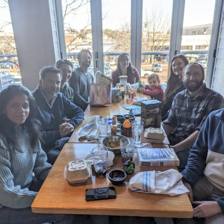 employees at table