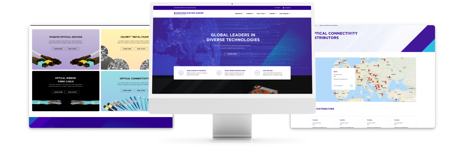 Sumitomo Electric Europe website preview